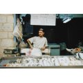 Jerusalem Fish Vendor 2004